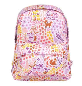 A Little Lovely Company malý dětský batůžek - květinová zahrada