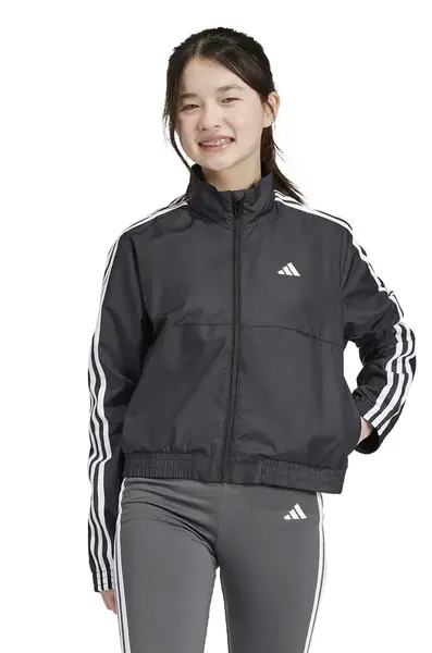 Dětská mikina adidas černá barva, s aplikací