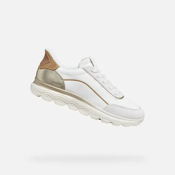 Bílé dámské tenisky Geox Spherica Plus