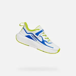 Bílé chlapecké tenisky Geox Pro-Ran - Kluci