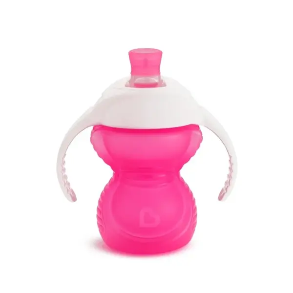 MUNCHKIN Click Lock hrneček s oušky a pítkem růžový 237 ml