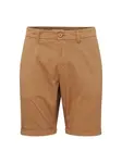 KnowledgeCotton Apparel Chino nohavice 'Chuck'  sépiová