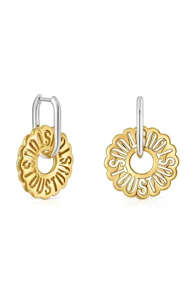 Pozlacené stříbrné náušnice Tous Miranda 1004213900