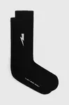 Ponožky Neil Barett BOLT COTTON SKATE SOCKS černá barva, PBAC116.C9400.514