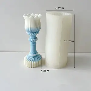 Flower DIY Silicone Candle Molds