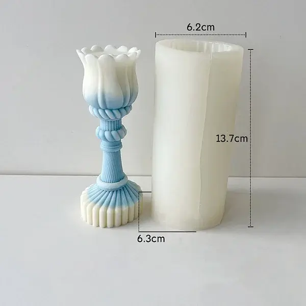 Flower DIY Silicone Candle Molds