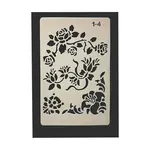 Eco-Friendly PET Plastic Hollow Painting Silhouette Stencil