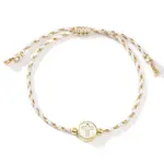 Brass Enamel Bead Braided Bead Bracelets