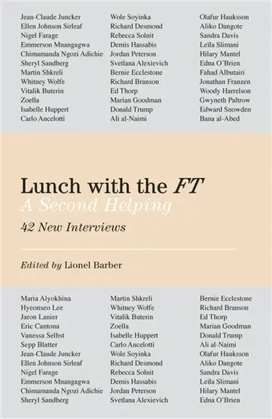 Lunch with the FT - Lionel Barber