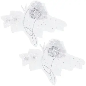Flower Lace Embroidery Sewing Fiber Appliques