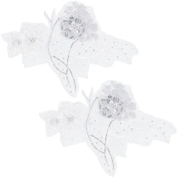Flower Lace Embroidery Sewing Fiber Appliques