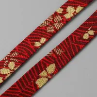 5M Japanese Printed Flower Cotton Ribbons