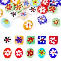 20Pcs 10 Styles Handmade Lampwork Beads