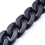 Handmade Opaque Acrylic Curb Chains