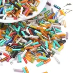 Glass Round Bugle Beads