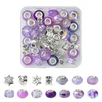 DIY Tibetan Style Alloy & Resin European Beads Making Finding Kits