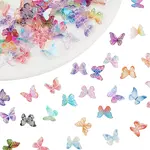 100Pcs Butterfly Resin Cabochon