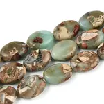 Synthetic Aqua Terra Jasper Beads Strands