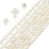 6 Strands 3 Styles Dyed Synthetic Turquoise Beads Strands