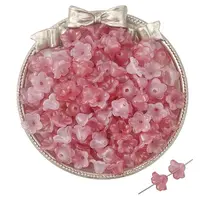 100Pcs Acrylic Bead Caps