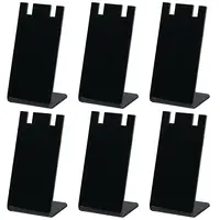 10Pcs L Shaped Acrylic Single Dangle Earring Display Stands