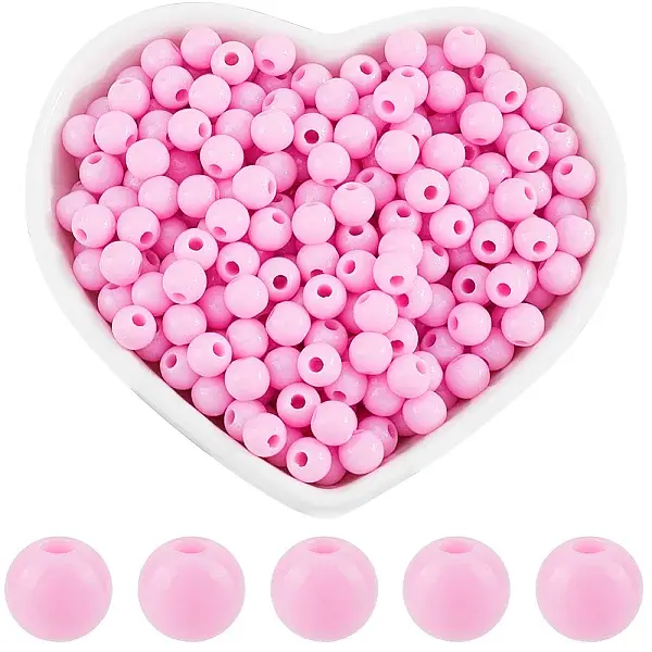 Opaque Acrylic Beads