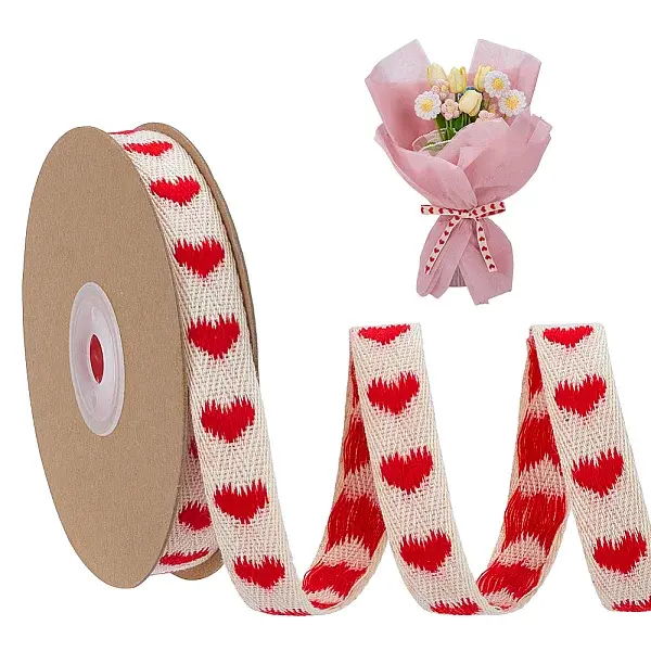 Heart Cotton Ribbon