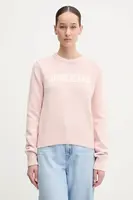 Bavlněný svetr Guess Jeans růžová barva, W4BR10 Z3HM1