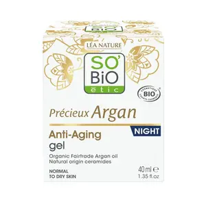 SO’BiO étic Anti-age Précieux Argan Noční pleťový gel BIO 50 ml