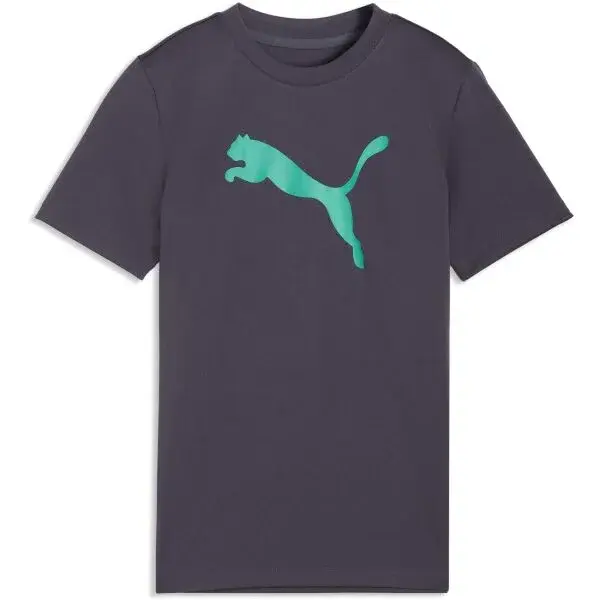 Puma TAD ESSENTIALS CAT LOGO TEE B Chlapčenské športové tričko, tmavo sivá, veľkosť