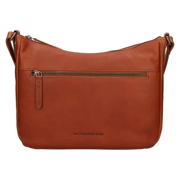 Dámska kožená crossbody kabelka The Chesterfield Brand Loreine - koňak