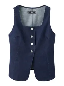 MANGO Blúzka 'AVERY'  modrá denim