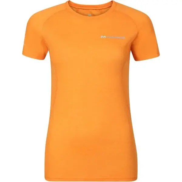 PROGRESS MA NKRZ 125 Dámské merino triko s krátkým rukávem, oranžová, velikost