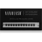 Nanolash DIY Eyelash Extensions sada na domáce predĺženie rias Harmony 36 ks