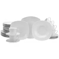 XXXL KOMBINOVANÁ SOUPRAVA, 30dílné, porcelán