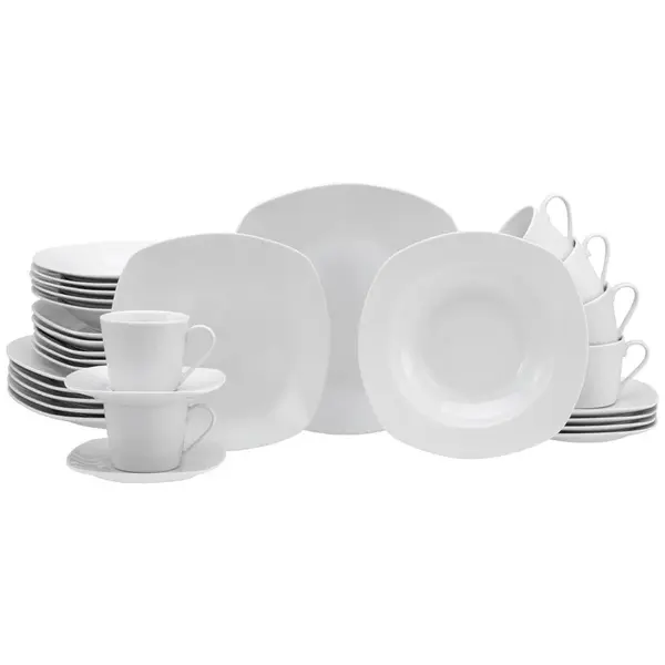 KOMBINOVANÁ SOUPRAVA, 30dílné, porcelán
