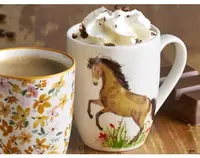 Hrnek Akvarelový kůň, 350 ml