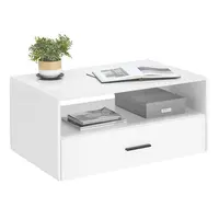 Hom`in KONFERENČNÍ STOLEK, bílá, kompozitní dřevo, 93,2/42,7/60,2 cm