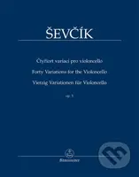 Čtyřicet variací pro violoncello op. 3 - Otakar Ševčík, Tomáš Jamník - kniha z kategorie Škola hraní