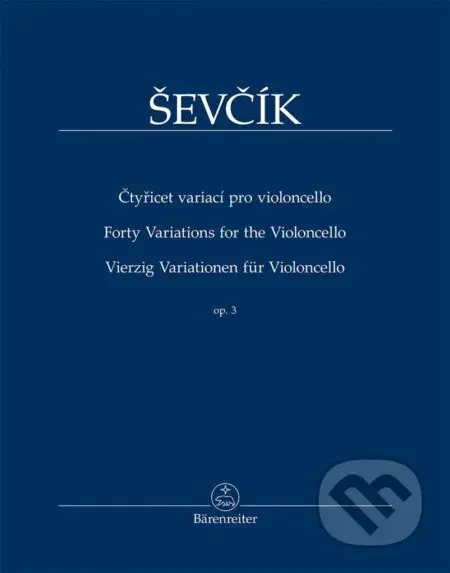 Čtyřicet variací pro violoncello op. 3 - Otakar Ševčík, Tomáš Jamník - kniha z kategorie Škola hraní