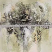 Monee OLEJOMALBA, abstraktní, 85/85 cm