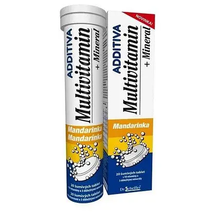 Additiva Multivitamin+mineral Mandarin.šum.tbl.20