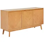 MID.YOU ŠIROKÁ KOMODA, dub, barvy dubu, 150/75/40 cm