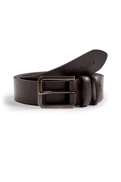 Opasek WRANGLER SLIM BELT BROWN 112344043 Velikost: 85 cm