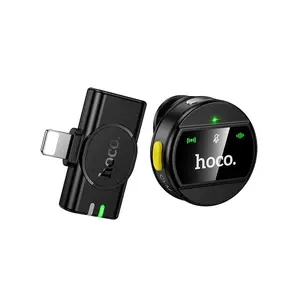 Hoco L21 Bezdrátový mikrofon Lightning, černý