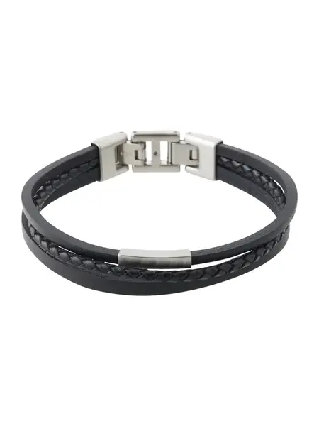 FOSSIL Náramok  čierna / strieborná