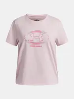 Under Armour dívčí tričko s logem