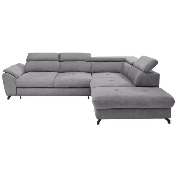 Stylife ROHOVÁ SEDAČKA, textil, světle šedá