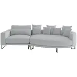 Livetastic POHOVKA BIG SOFA, textil, šedá