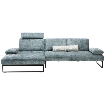 Joop! ROHOVÁ SEDAČKA, textil, šedomodrá